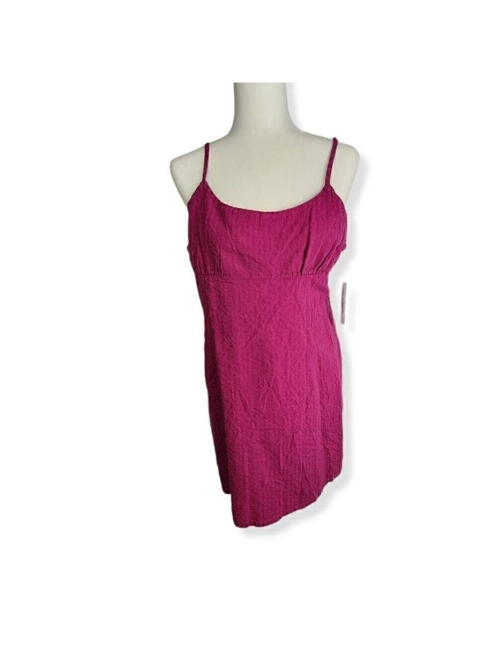 Wild Fable Purple Empire waistline  Linen Blend Dress XL